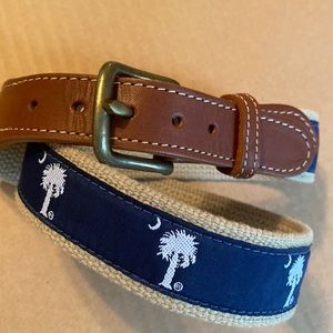 Skipper’s leather palmetto tree belt 27